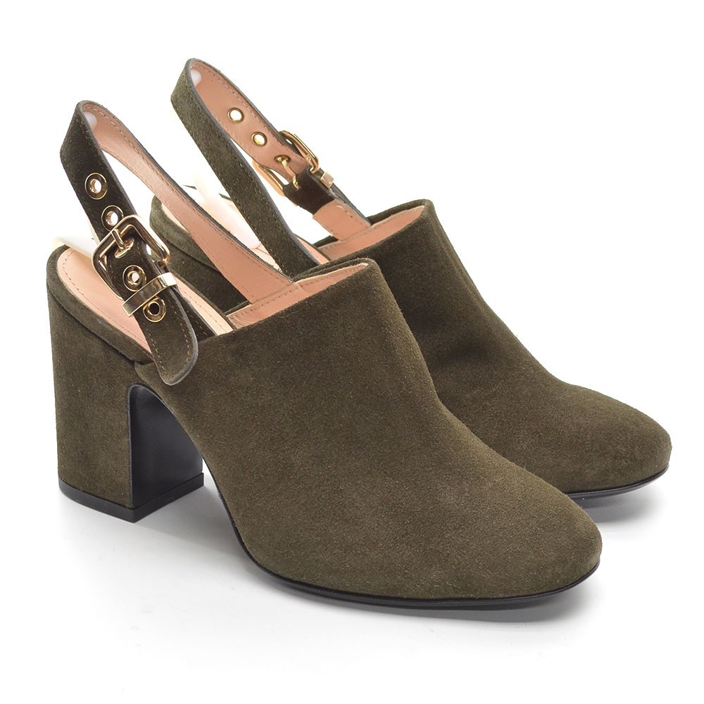 Attilio Giusti Leombruni AGL Forest Mule Heel 36.5 New